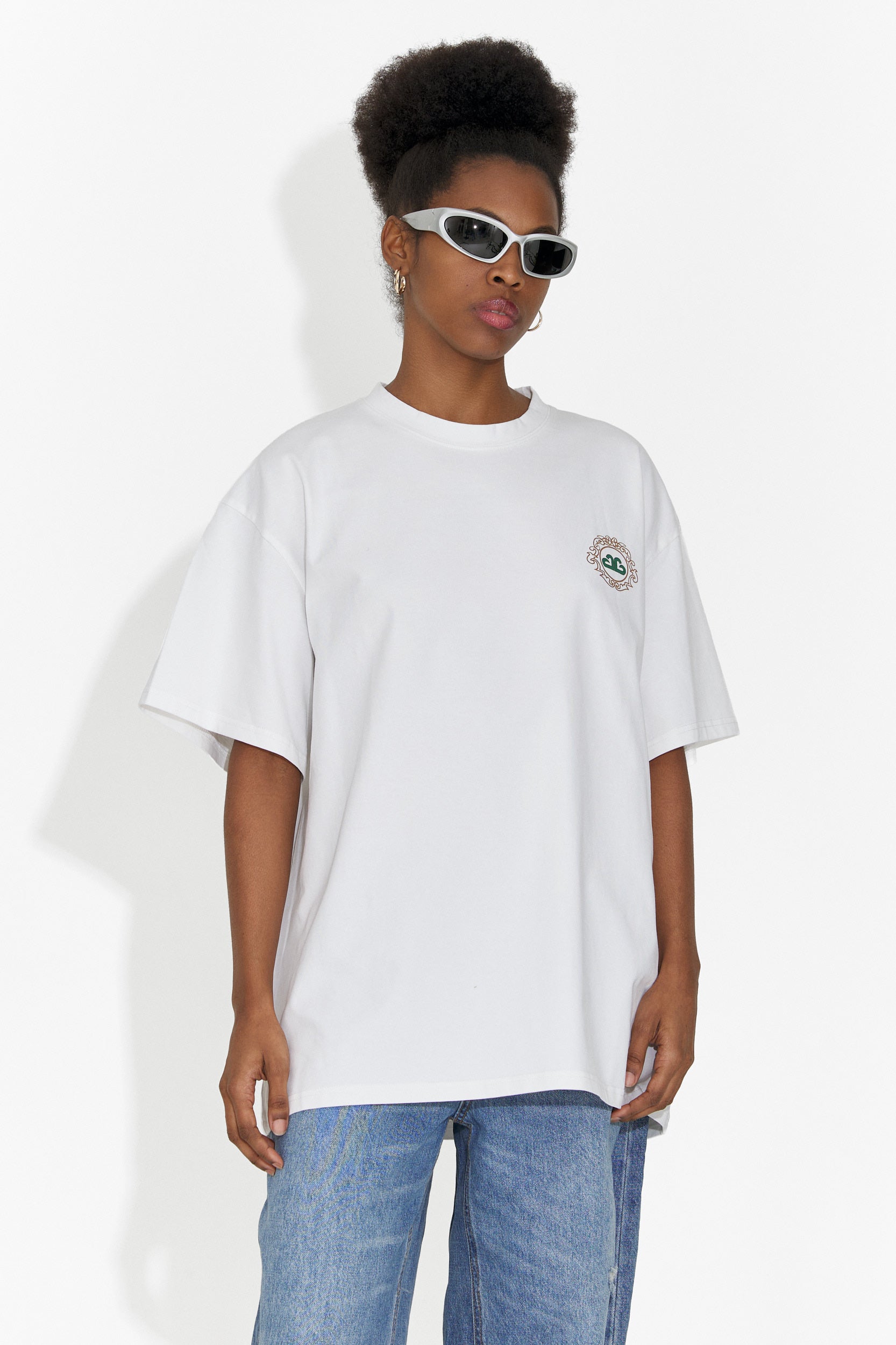 Zoenia Bogas Casual Biała Damska Koszulka T-shirt