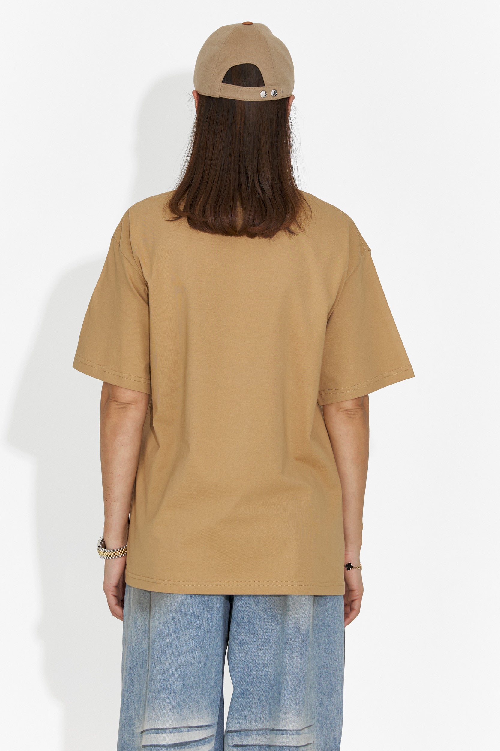 Cristelia Bogas Casualna Brązowa Damska Koszulka T-Shirt