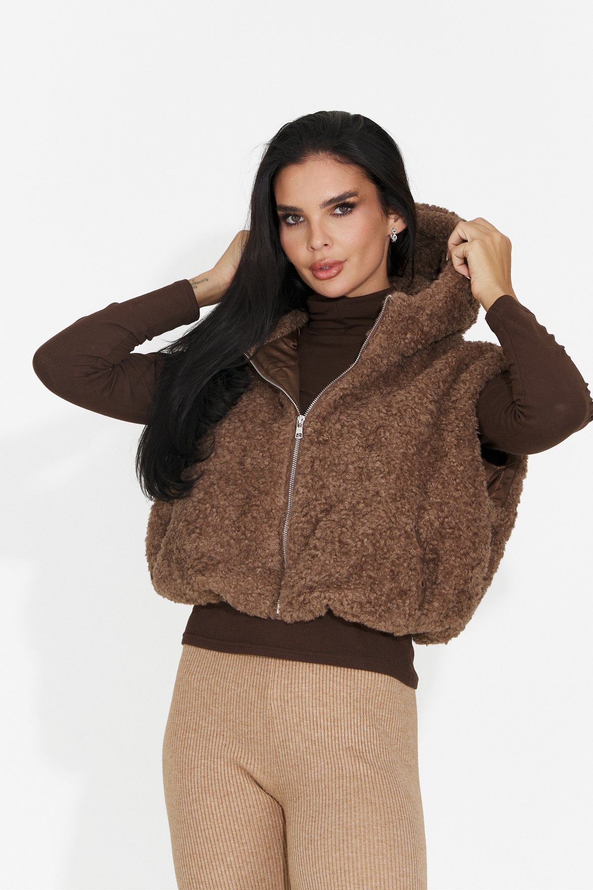Vesta casual maro Lalaeina Bogas