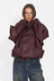 Geaca dama casual burgundy Nadyesia Bogas