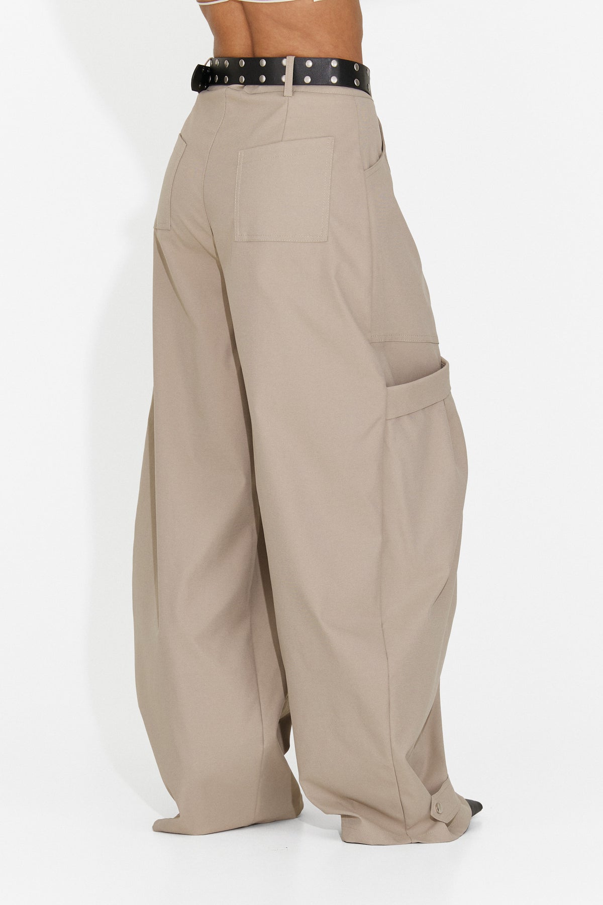 Pantaloni dama casual maro Orary Bogas