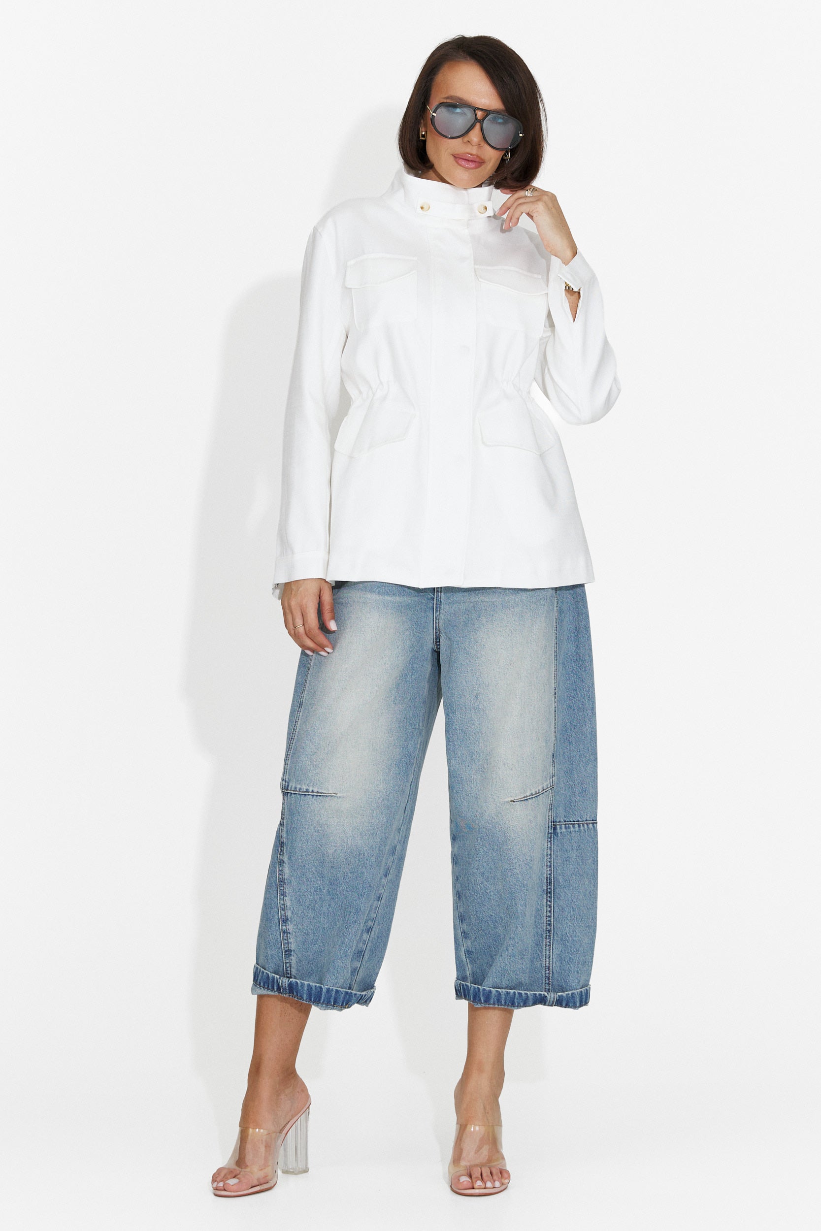 Blugi dama casual albastri Felipa Bogas