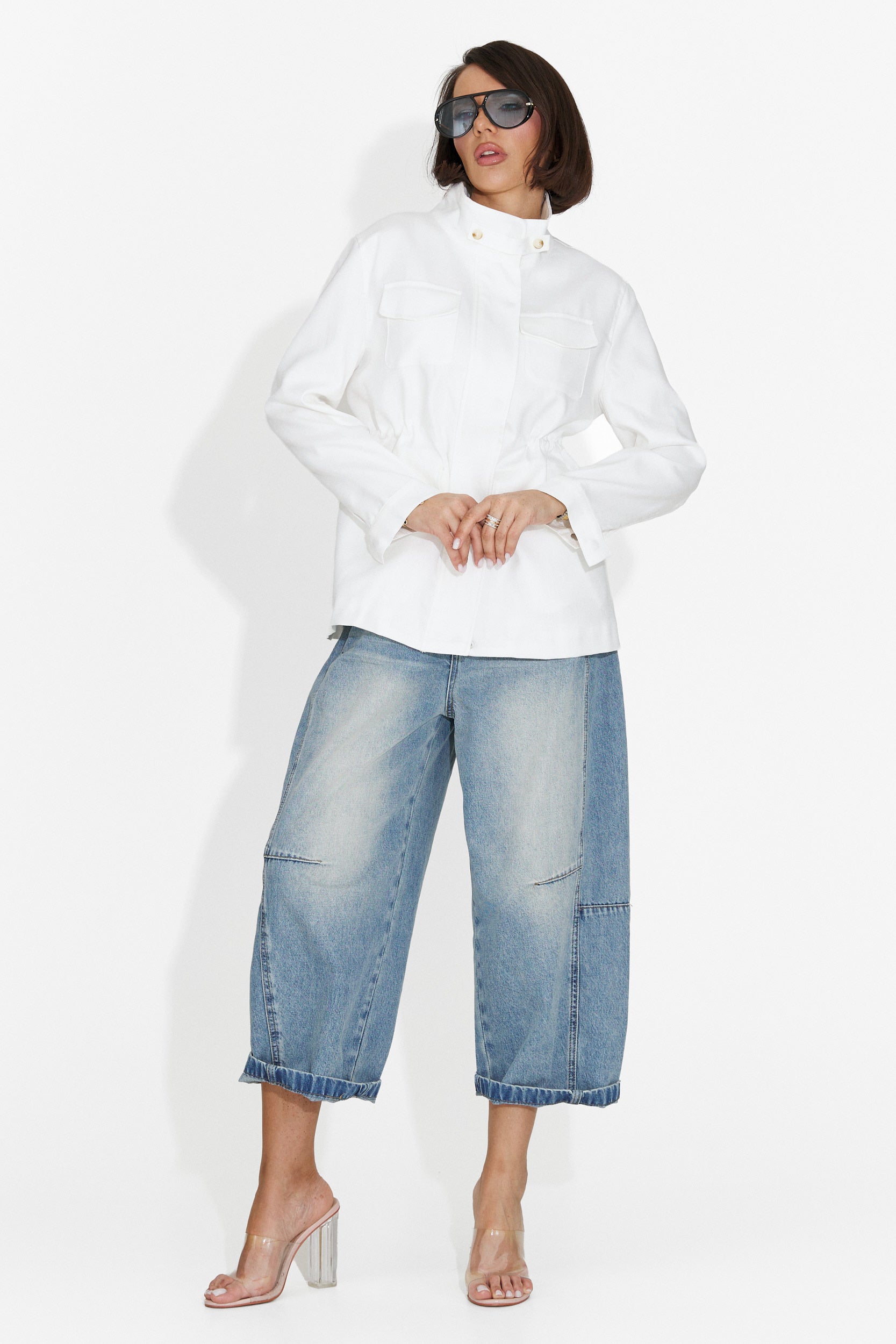 Blugi dama casual albastri Felipa Bogas