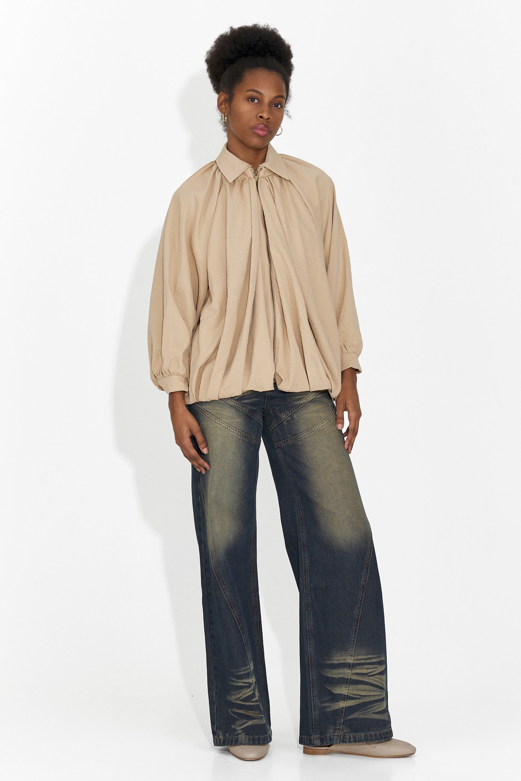 Casualowe Niebieskie Damskie Jeansy Justine Bogas