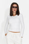 Bluza casual alba Genuelia Bogas