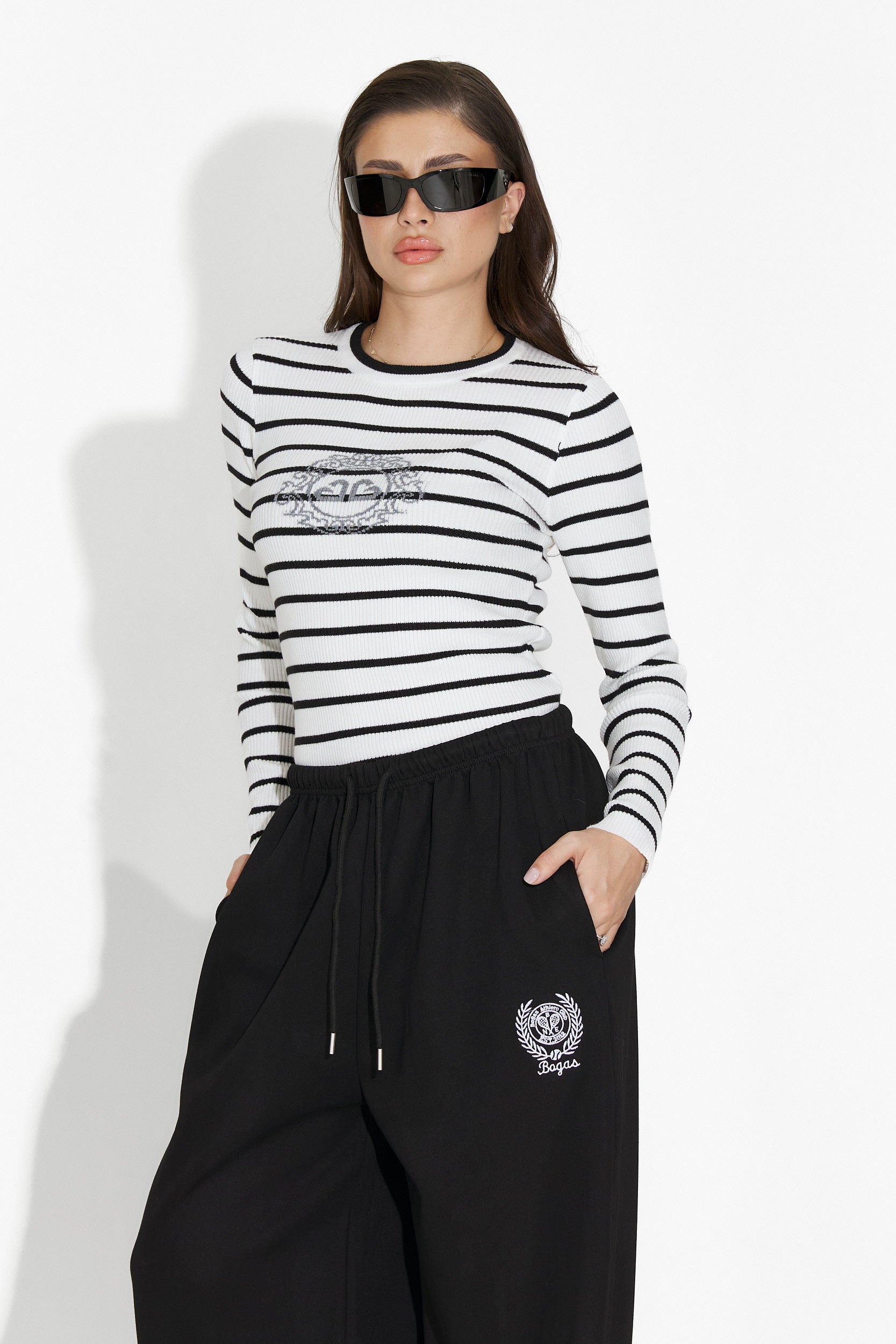 Yoana Bogas Casualna Biała Bluzka Damska