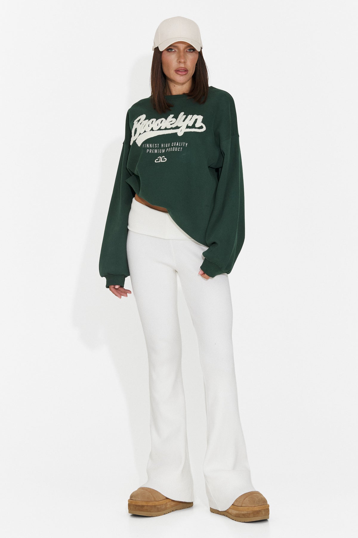 Bluza verde Leroialia Bogas