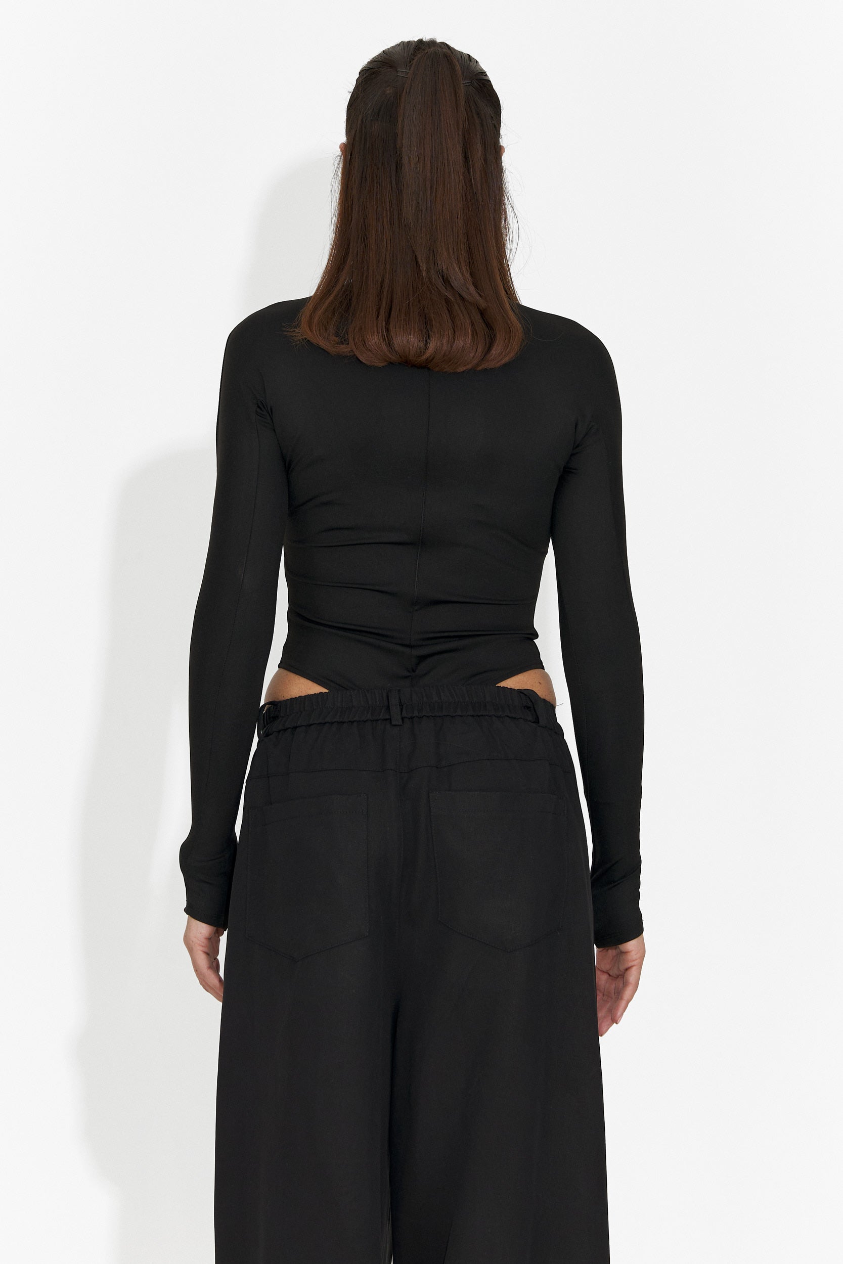 Elegancki Czarny Body dla Kobiet od Mioala Bogas