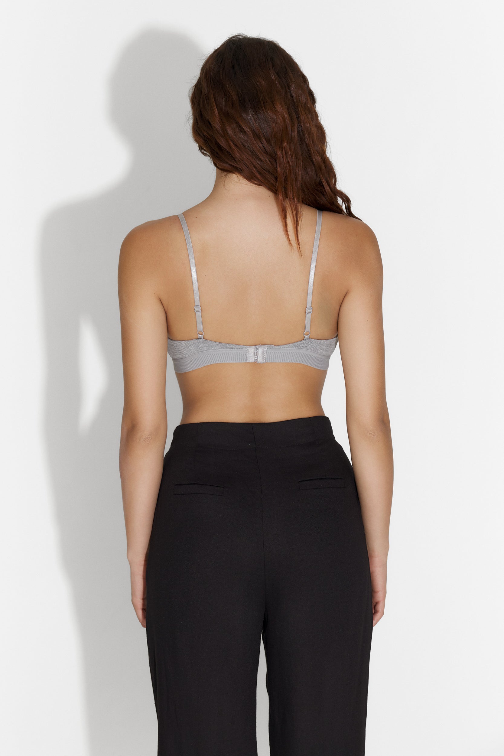 Biustonosz damski casual szary Galina Bogas