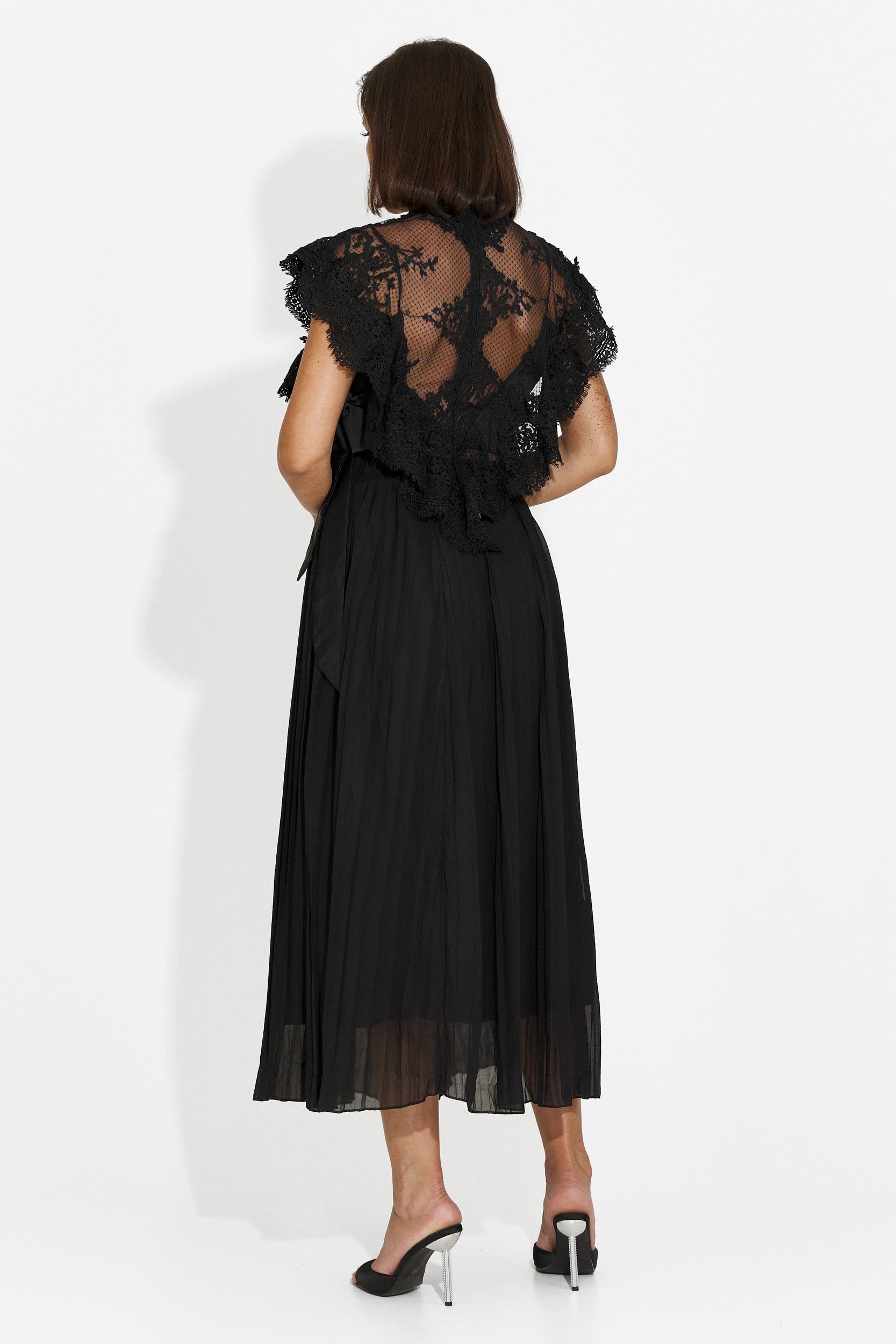 Bustiera dama eleganta neagra Abraham Bogas