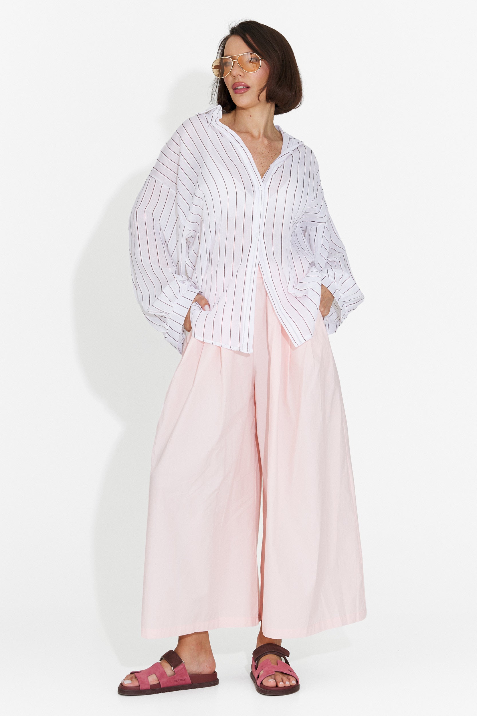 Camasa dama casual alba Fenday Bogas