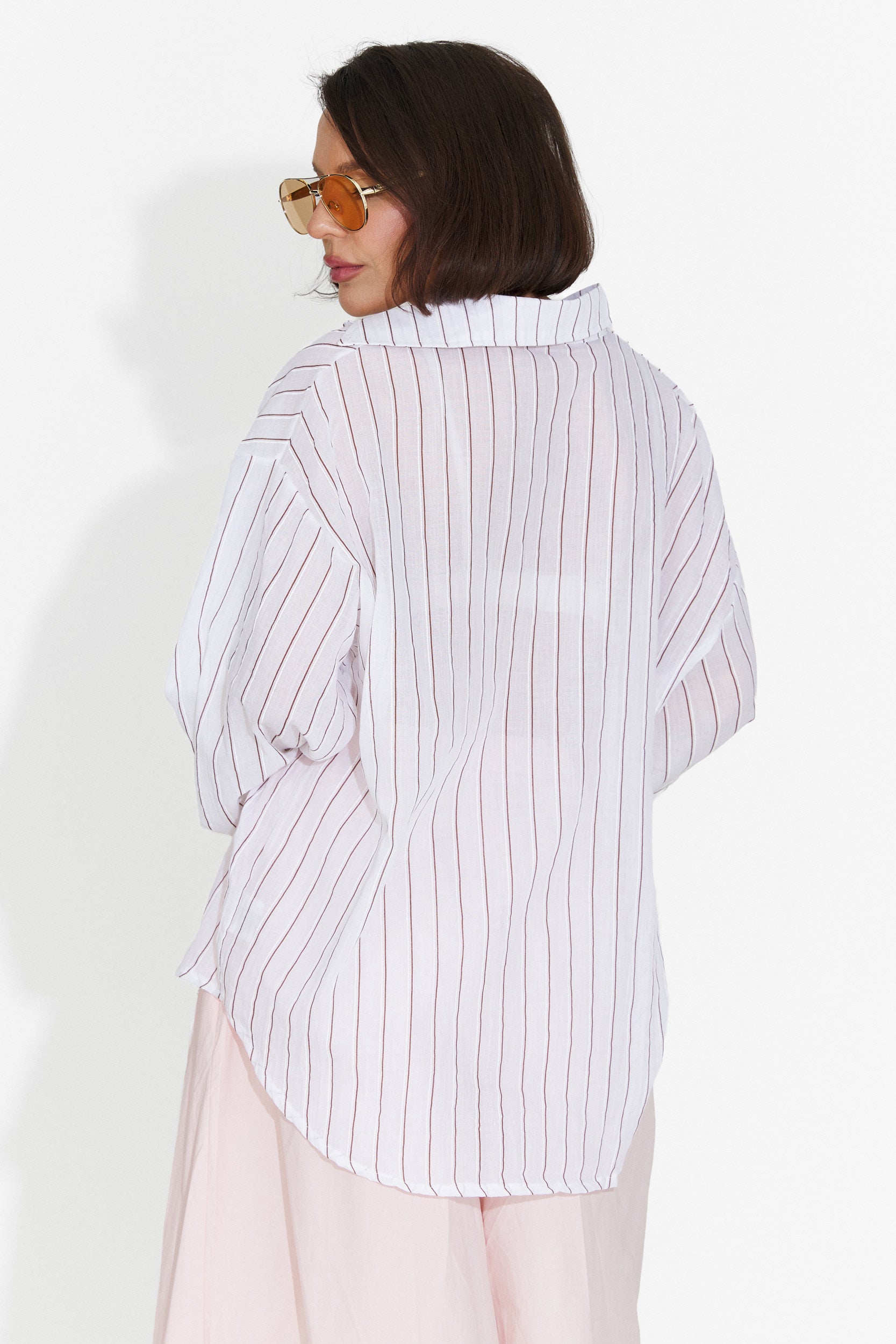 Camasa dama casual alba Fenday Bogas