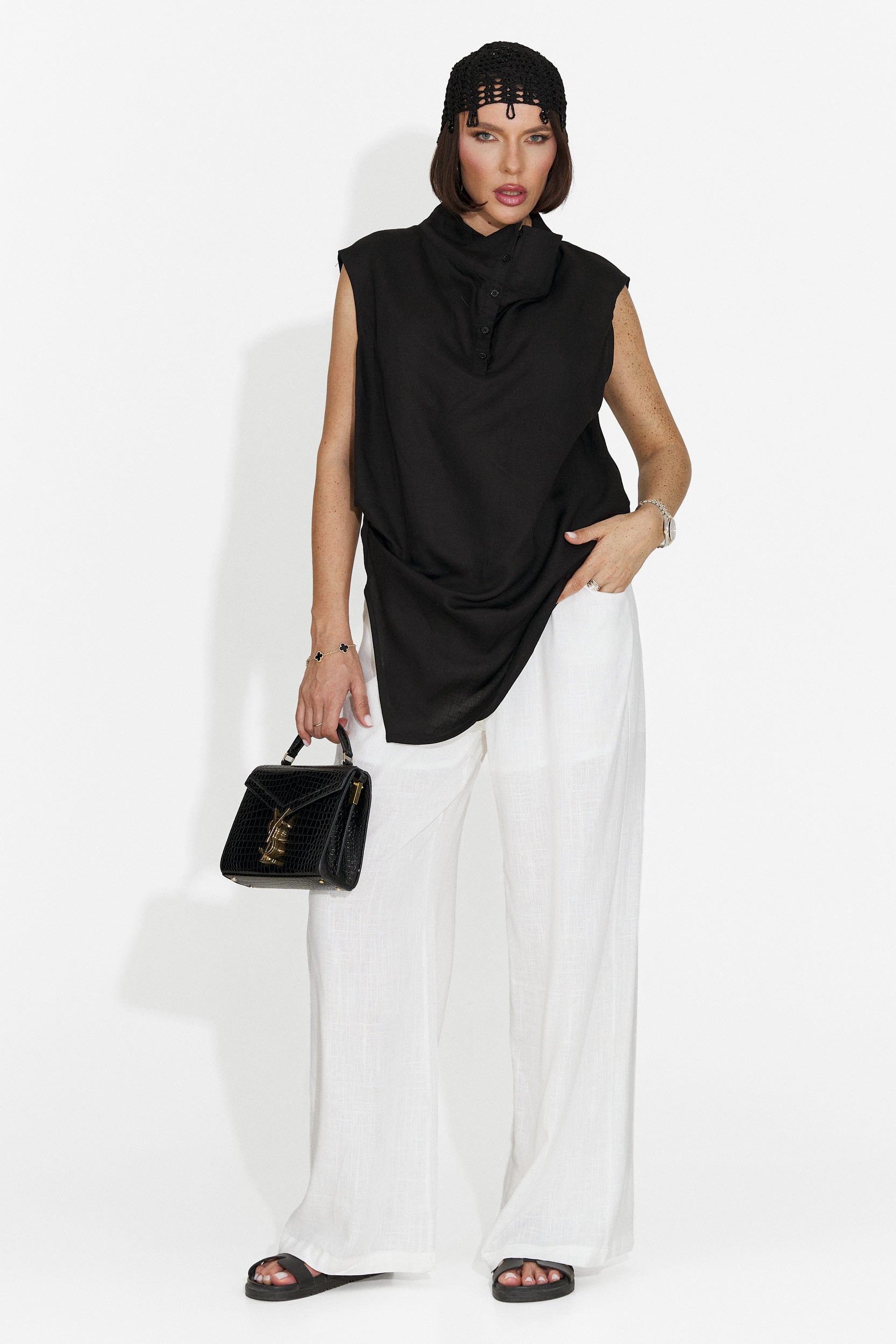 Camasa dama casual neagra Notario Bogas