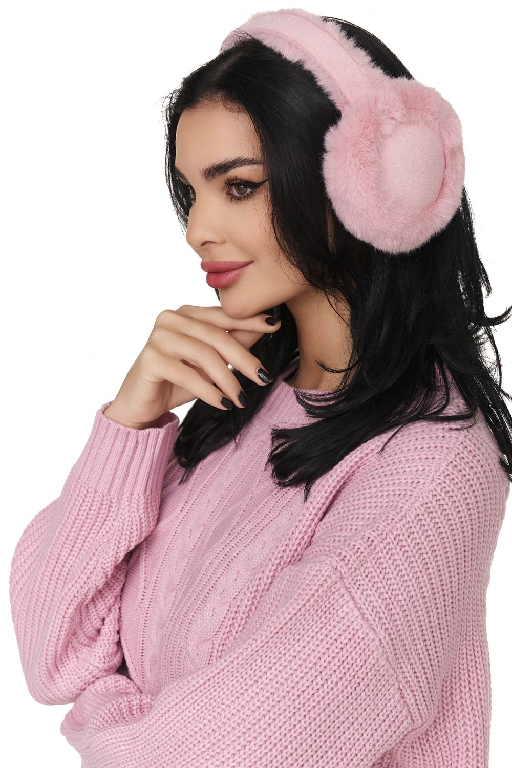 Różowe nauszniki ochronne Sinalia Bogas