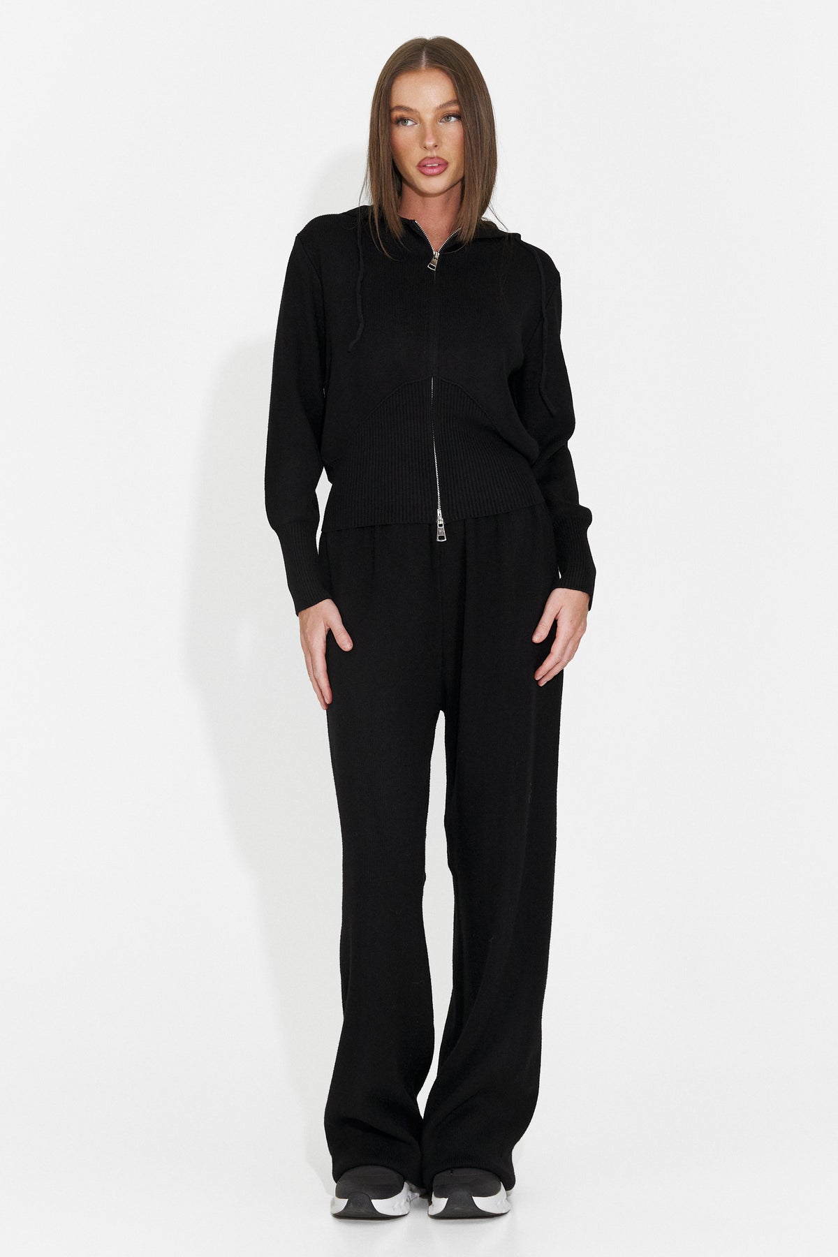 Compleu casual negru Groviroila Bogas
