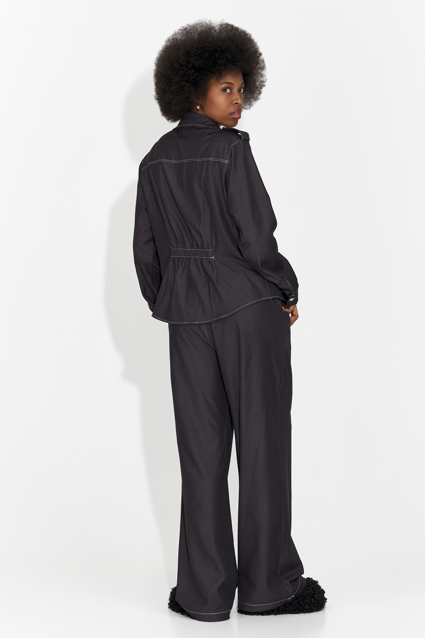 Codzienny Czarny Garnitur Damski Vertija Bogas