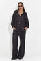 Czarny, codzienny garnitur damski Zunaira Bogas