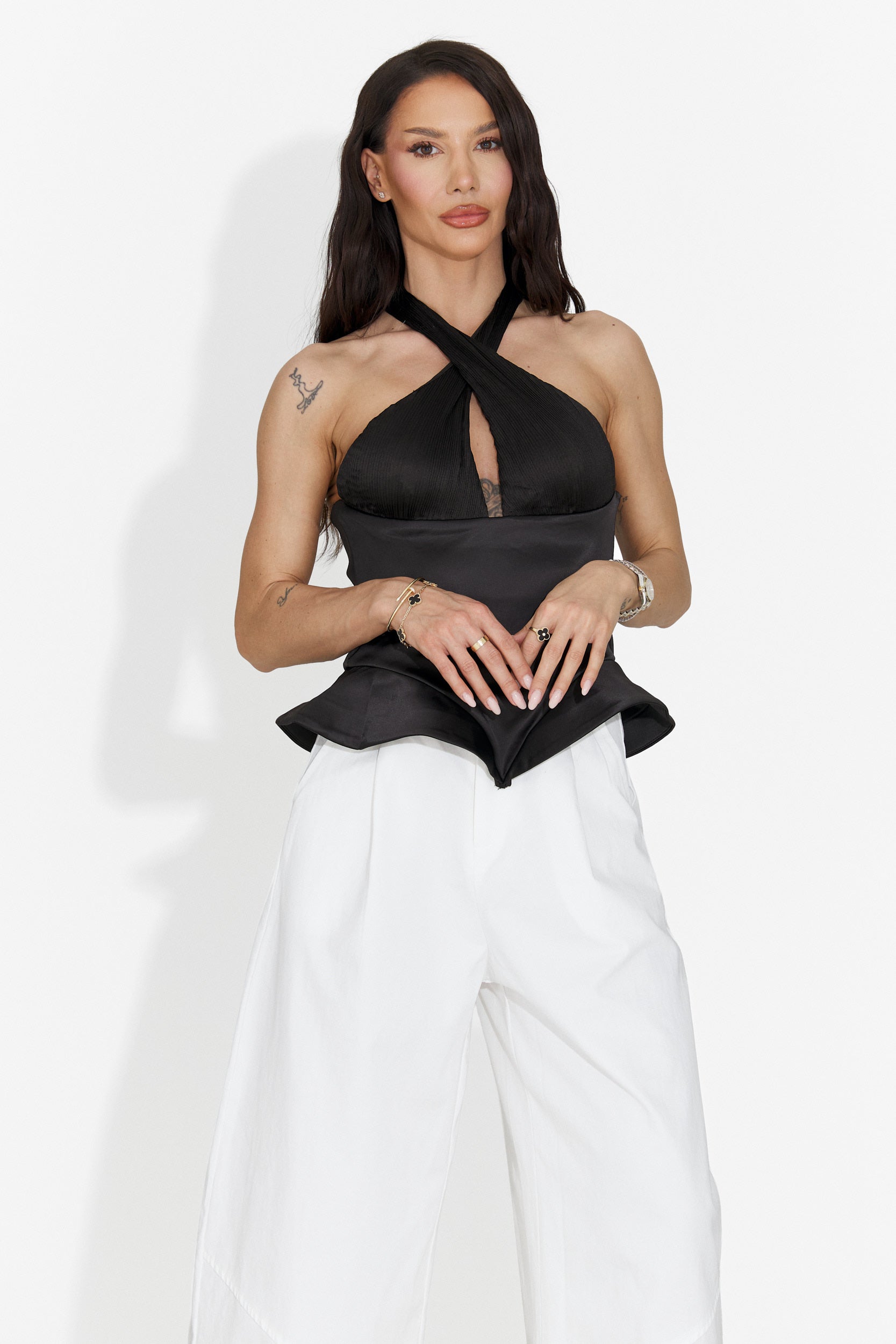 Elegancki Czarny Gorset Damski Bogas Gentalia