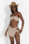 Kostium kąpielowy 3 częściowy brązowy Lavish Bogas
