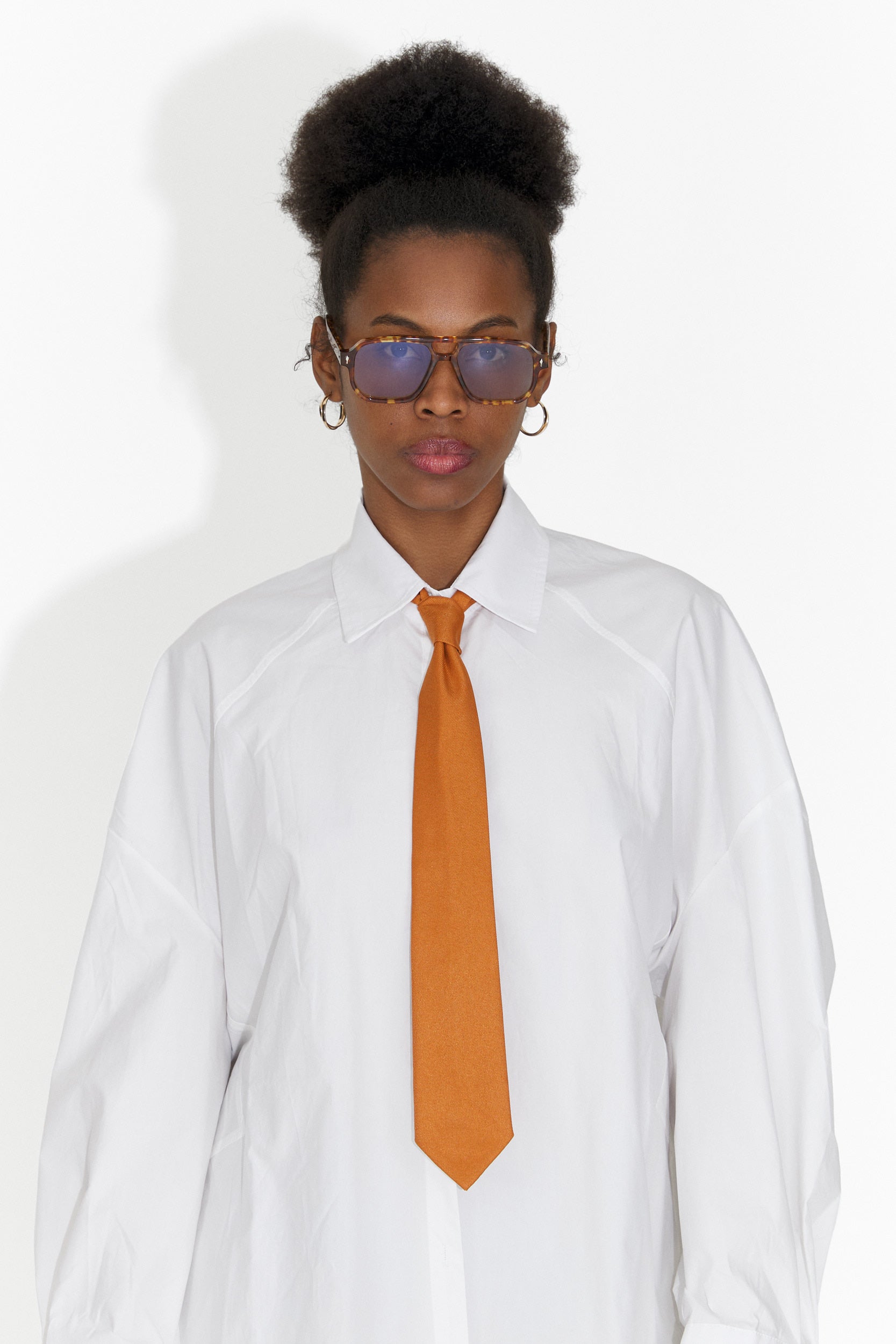 Czerwony krawat damski Sindia Bogas z cegły