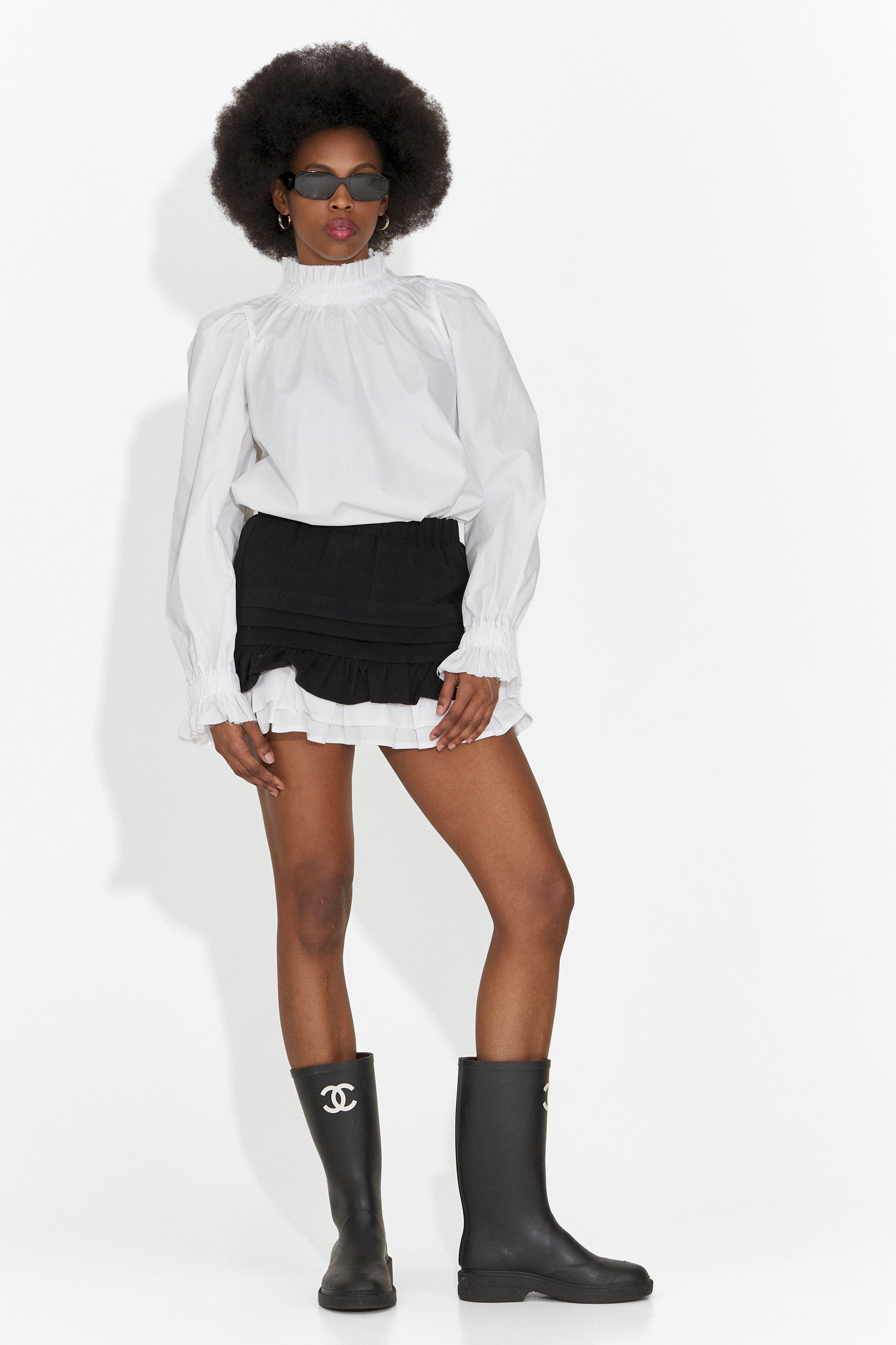 Czarna, codzienna spódnica dla kobiet Helenia Bogas