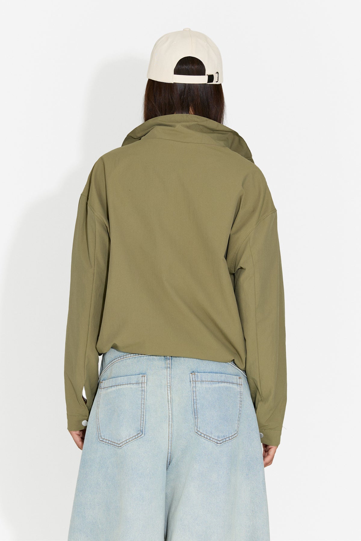 Damska kurtka casualowa khaki Zoerina Bogas