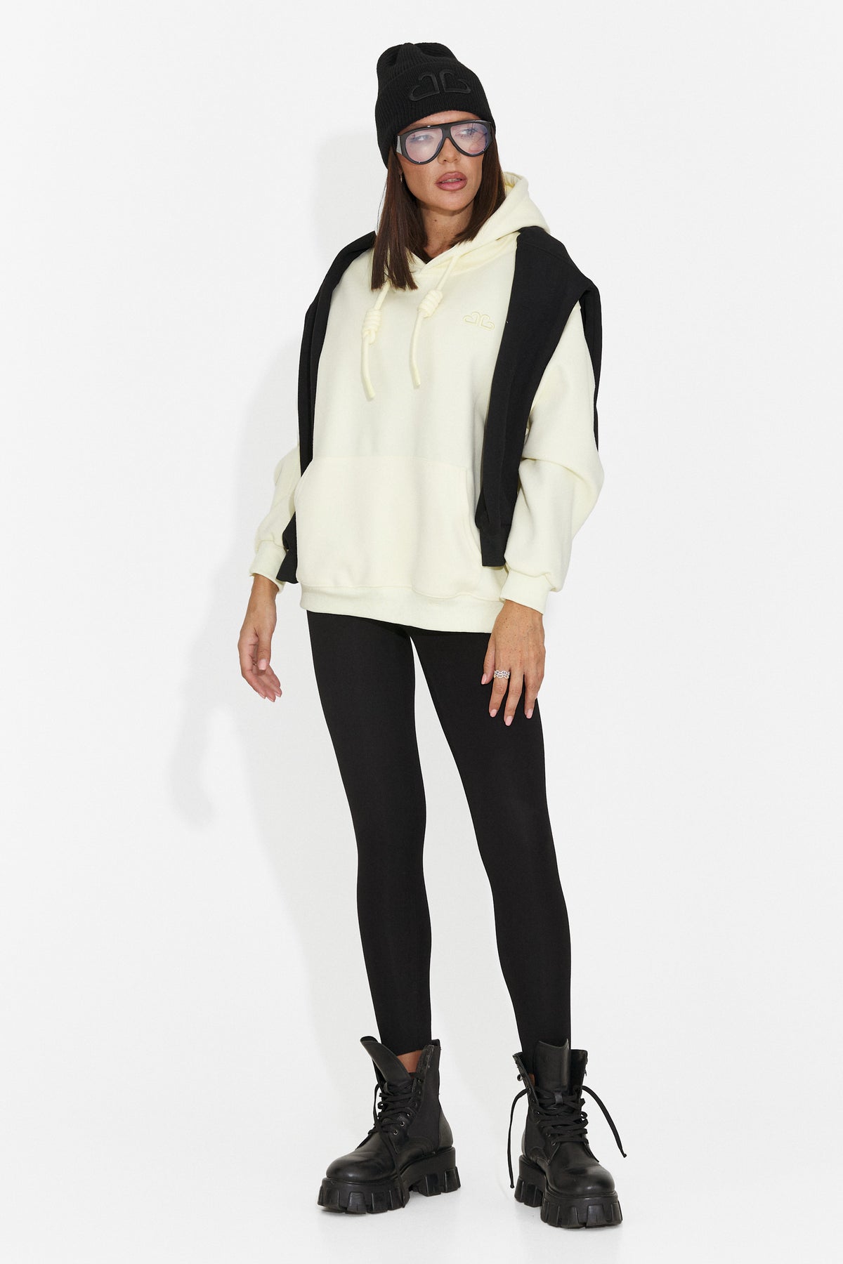 Hanorac casual galben Ciratonia Bogas
