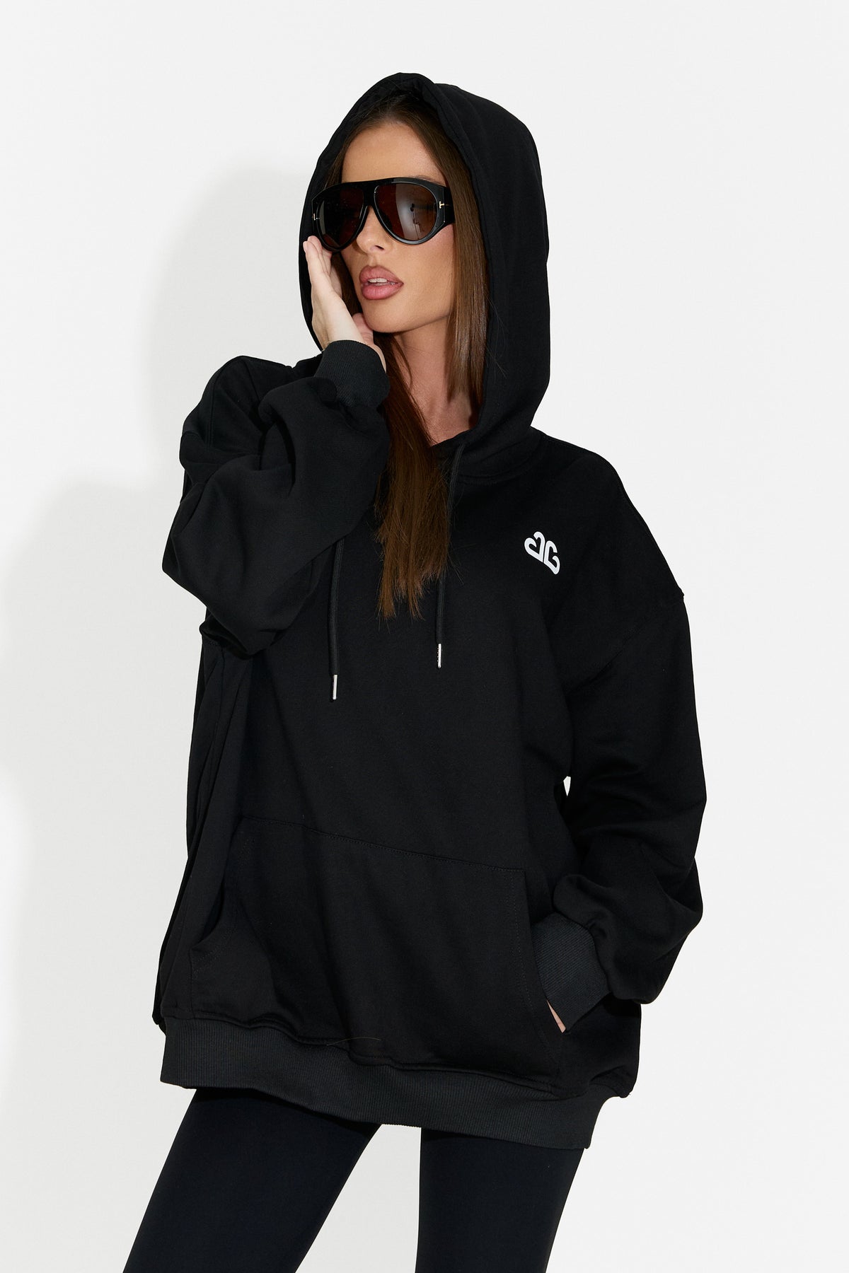 Damska bluza casualowa czarna Rates Bogas