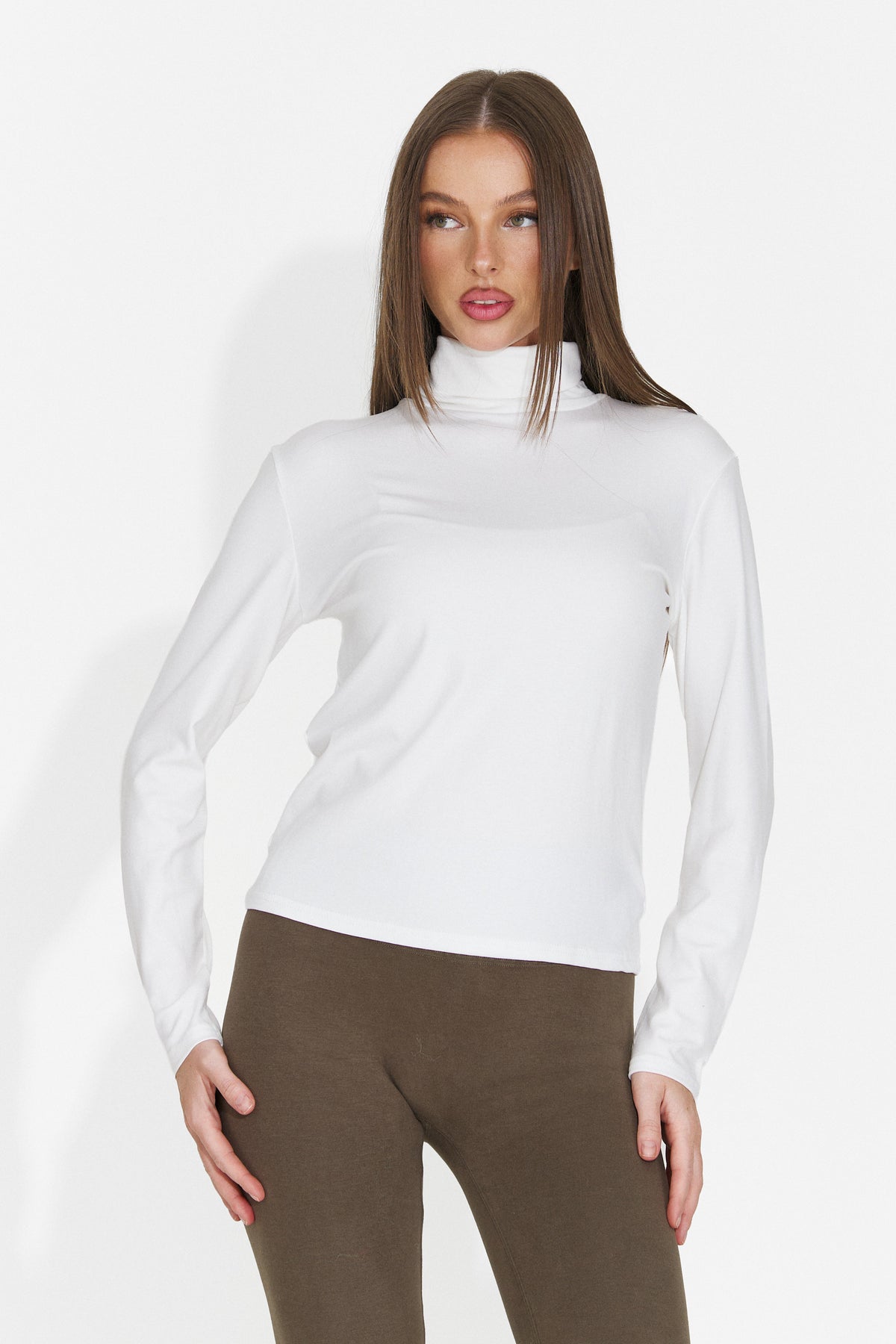 Helanca casual alba Grunliza Bogas