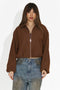 Codzienna Brązowa Kurtka Damska Giona Bogas