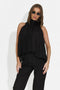 Czarny top damski casual Eirena Bogas