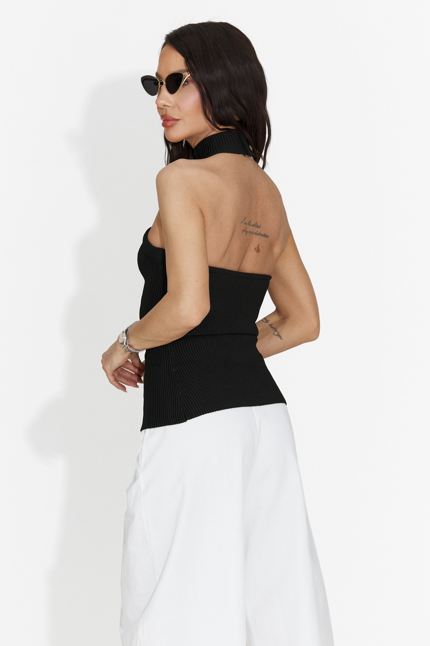 Maiou dama casual negru Sneze Bogas