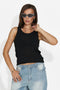 Damski top casual czarny Viris Bogas