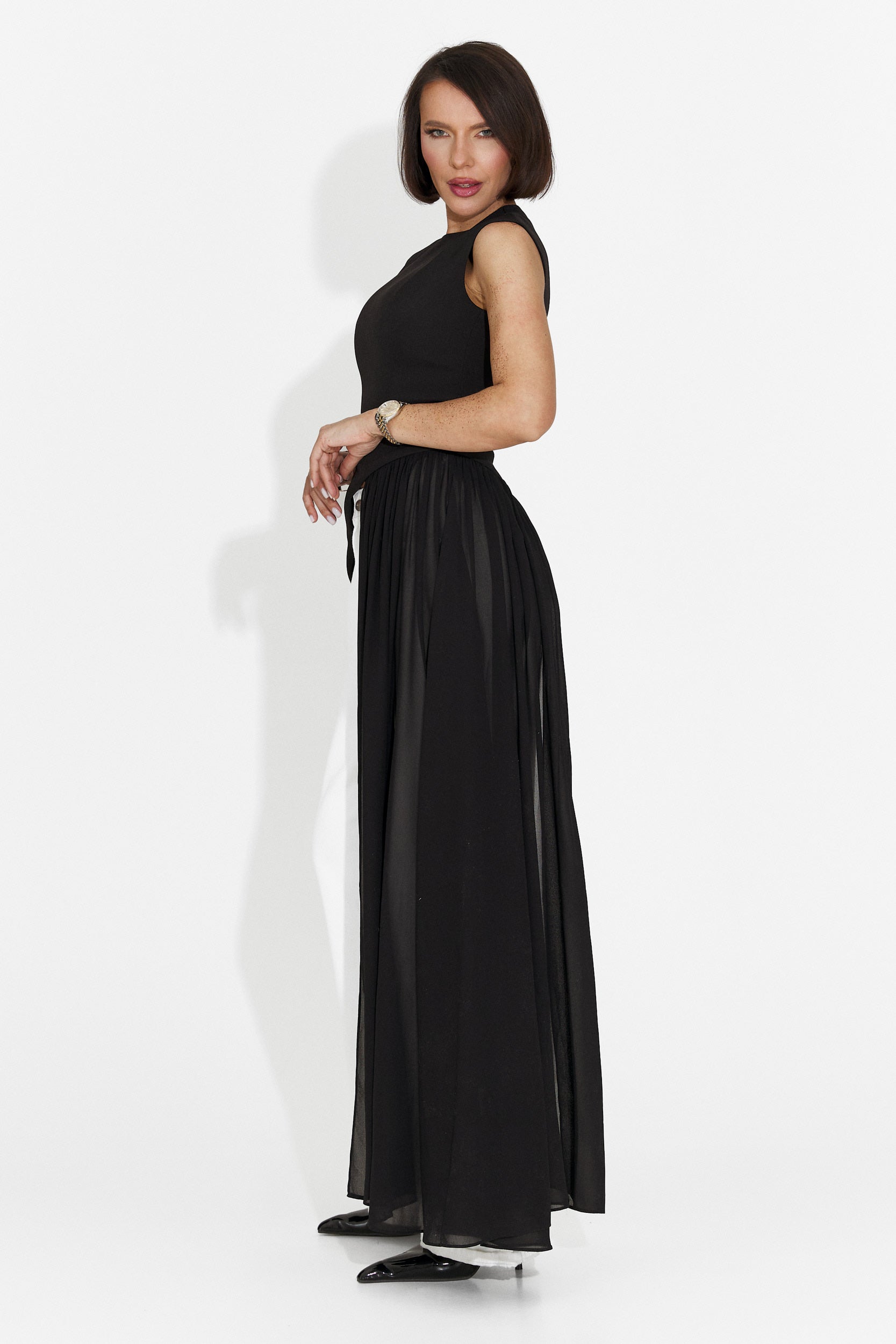 Maiou dama elegant negru Nunez Bogas