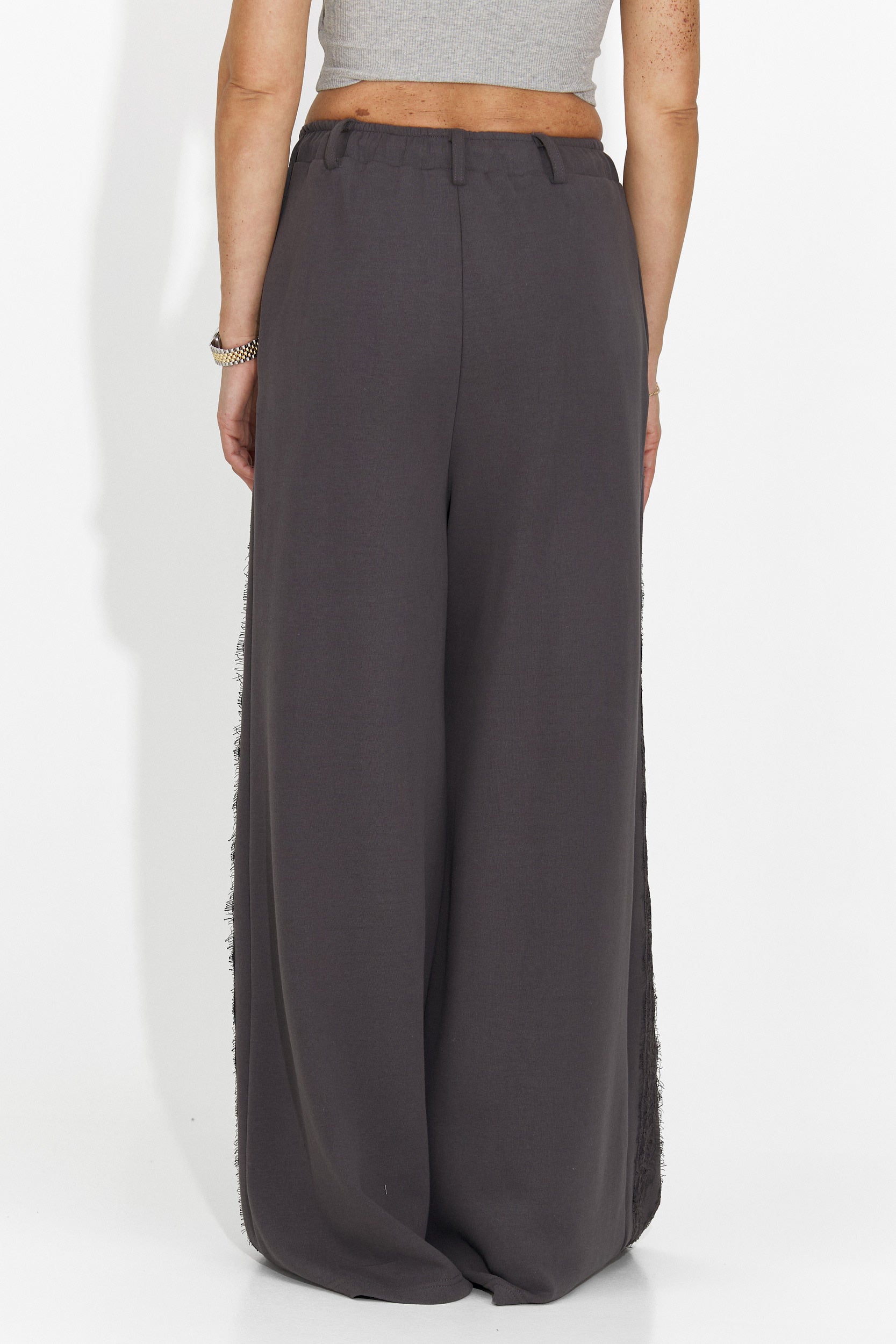 Zarania Bogas Casualne Szare Damskie Spodnie