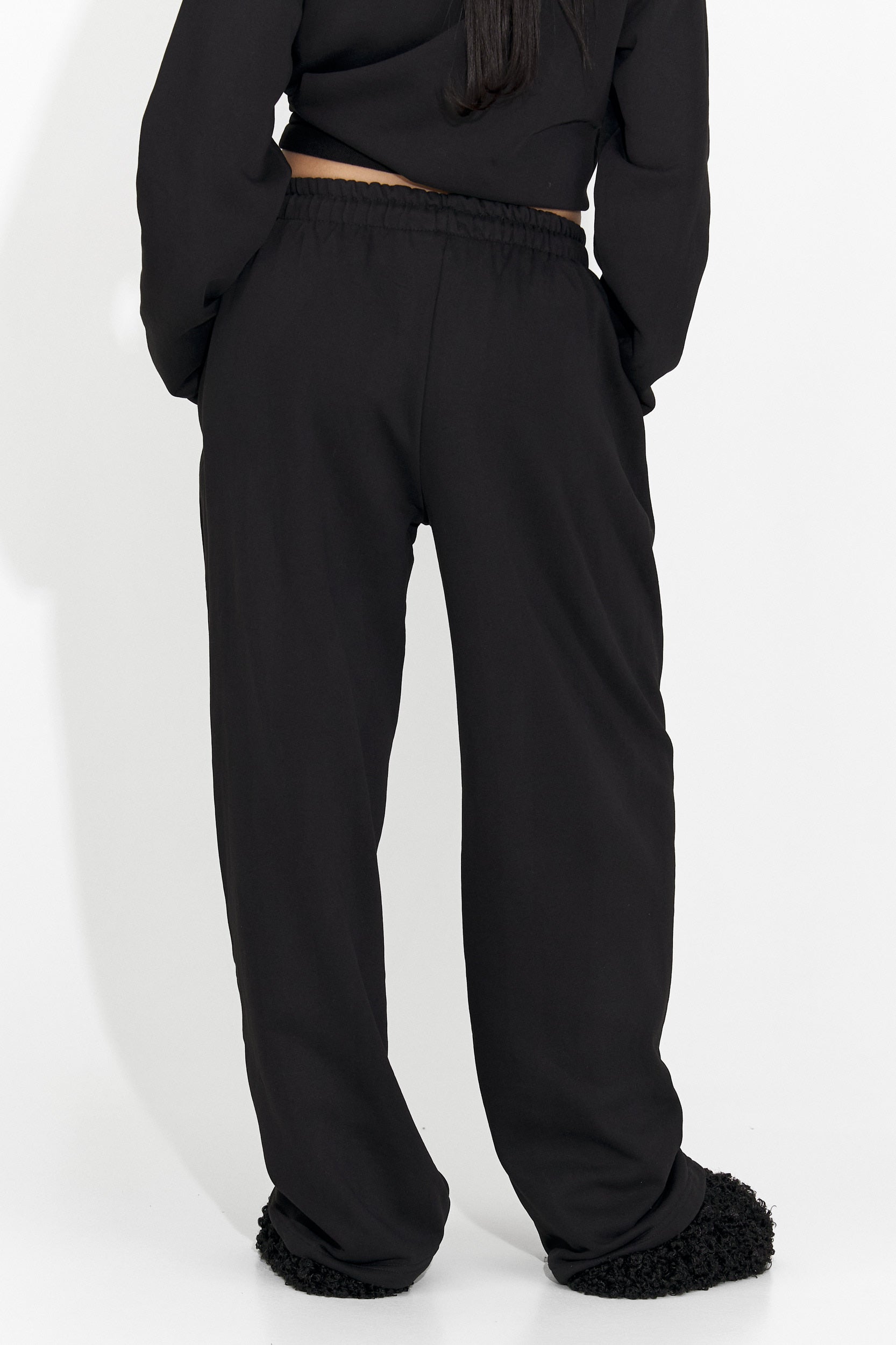 Czarne, codzienne spodnie dla kobiet Romela Bogas