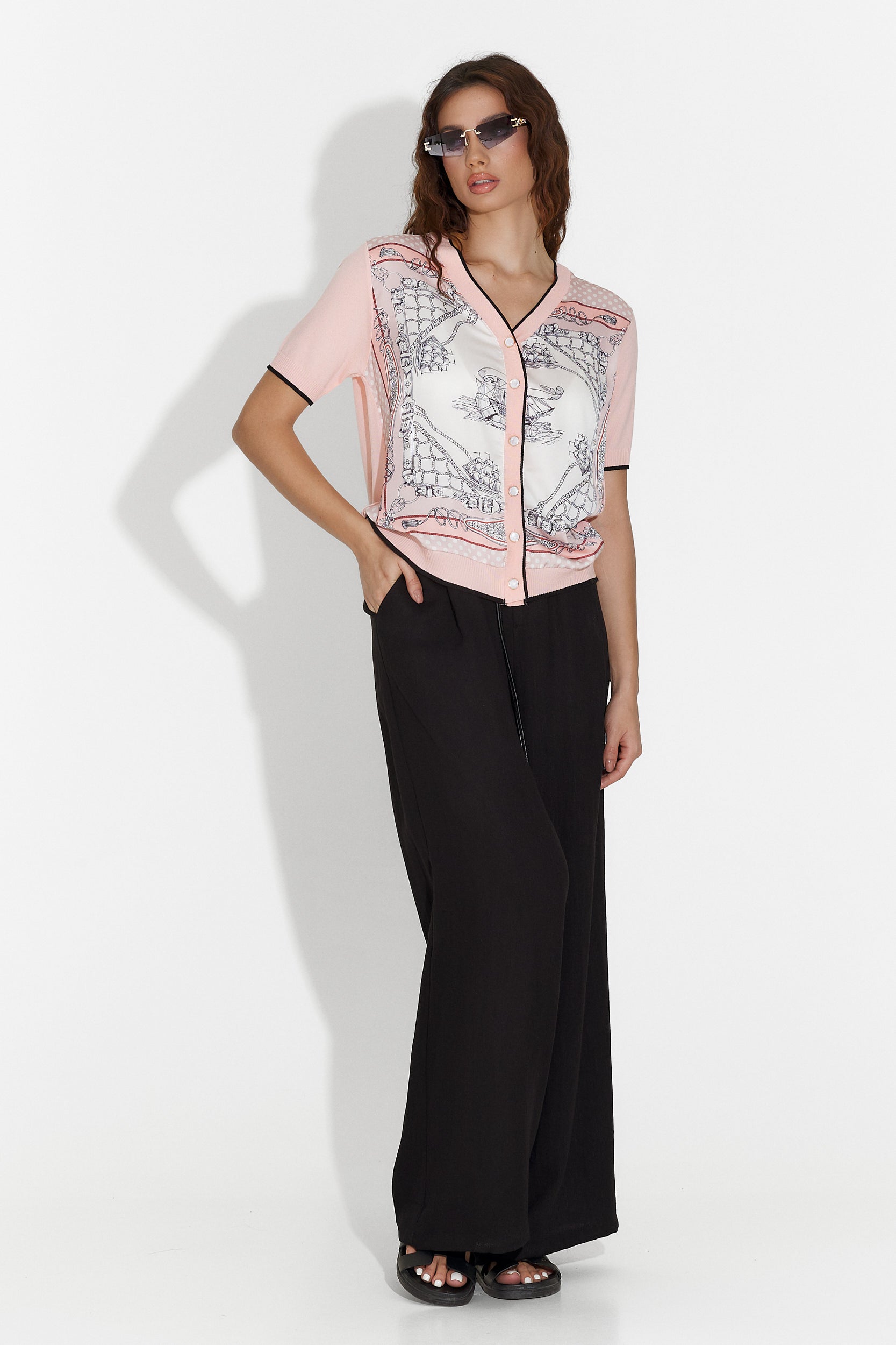 Czarne, codzienne damskie spodnie Mason Bogas