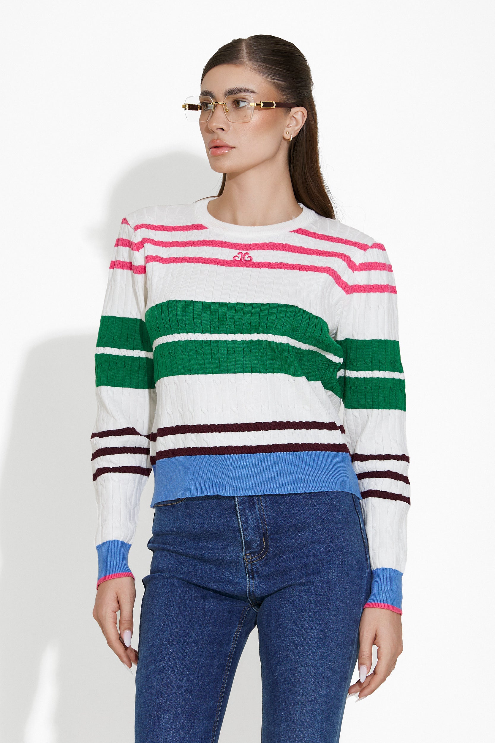 Biały Sweter dla Kobiet Odores Bogas