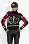 Casualny Czarny Sweter Damski Karlene Bogas
