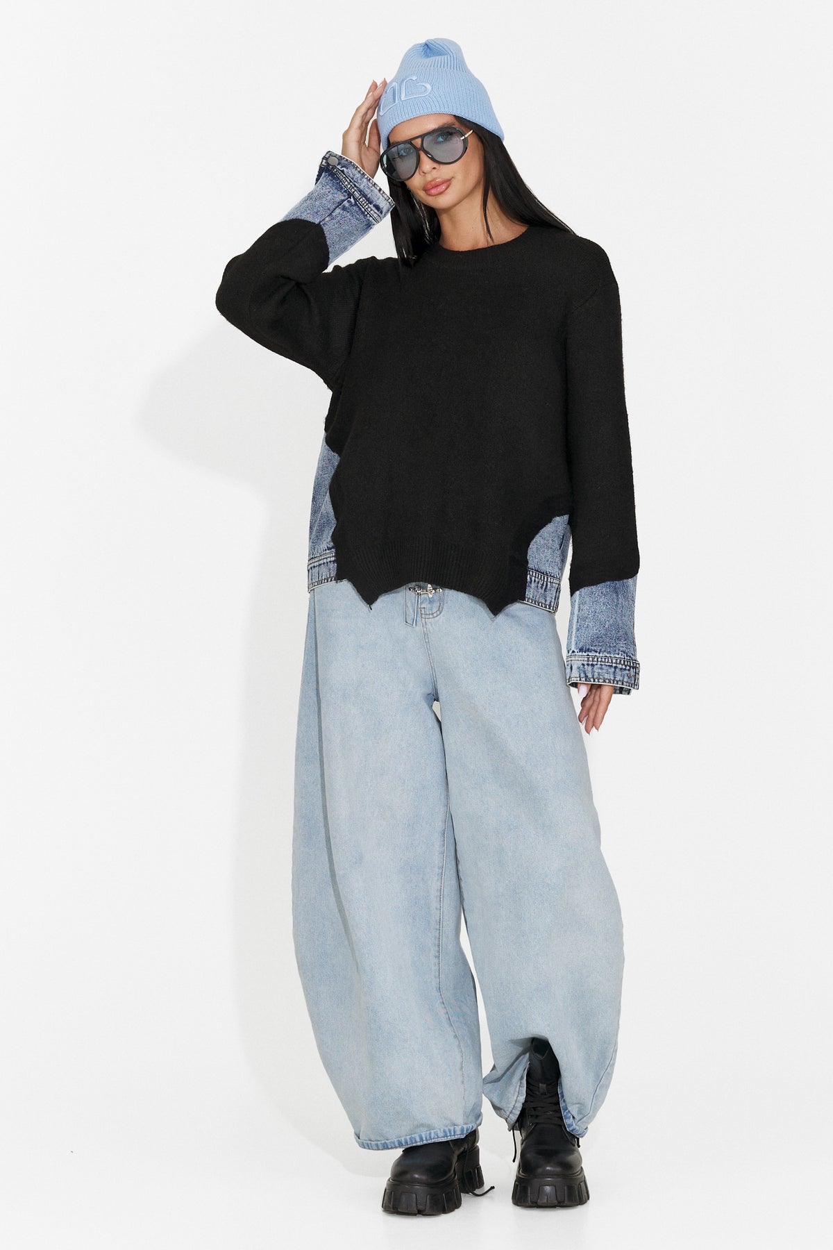 Pulover negru Grulareia Bogas