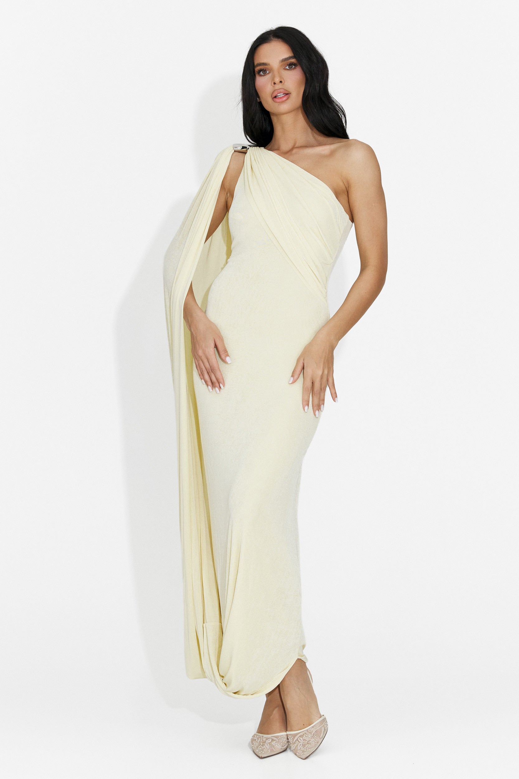 Rochie dama lunga galbena Samiray Bogas