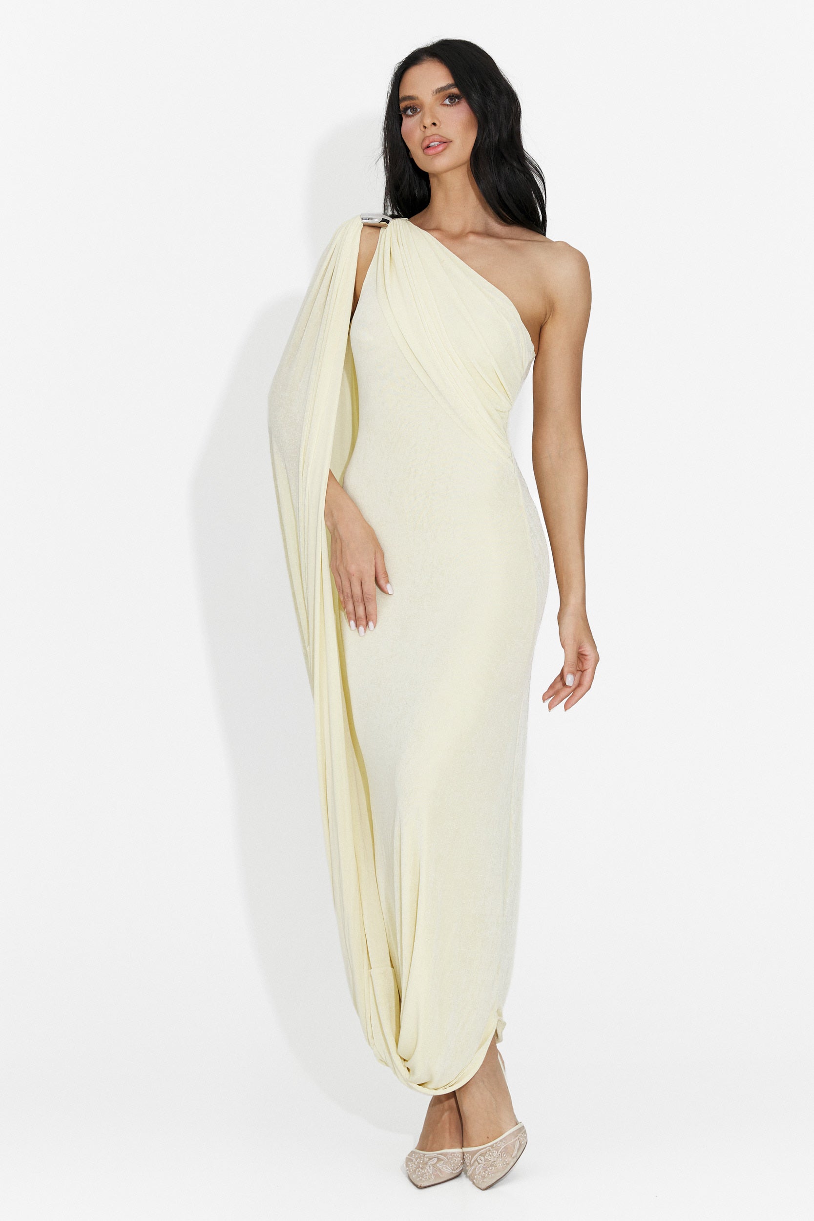 Rochie dama lunga galbena Samiray Bogas