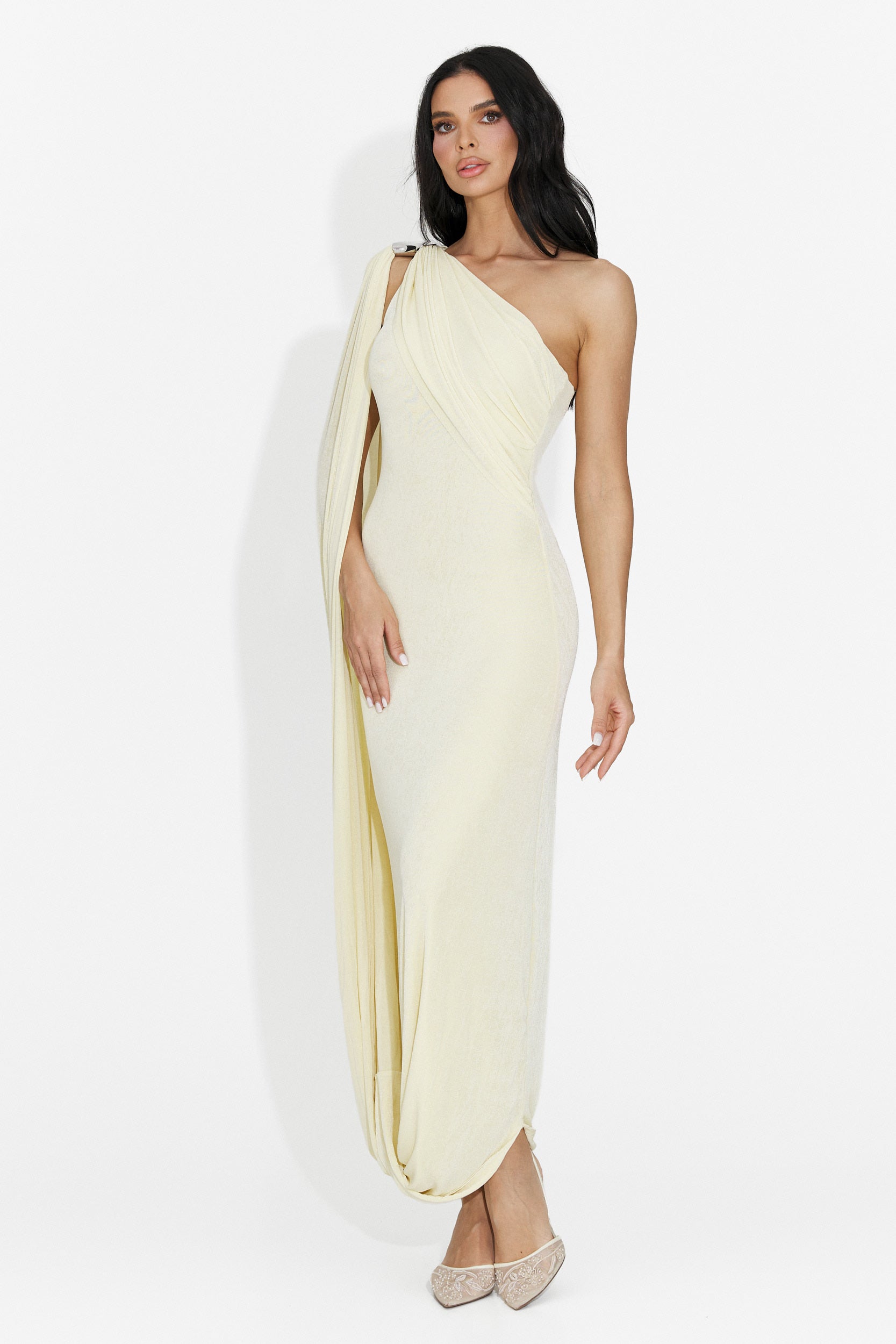 Rochie dama lunga galbena Samiray Bogas
