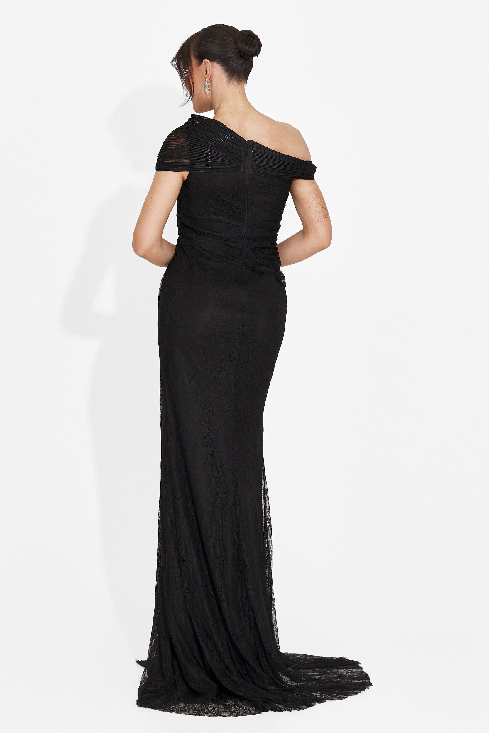 Rochie dama lunga neagra Alanea Bogas