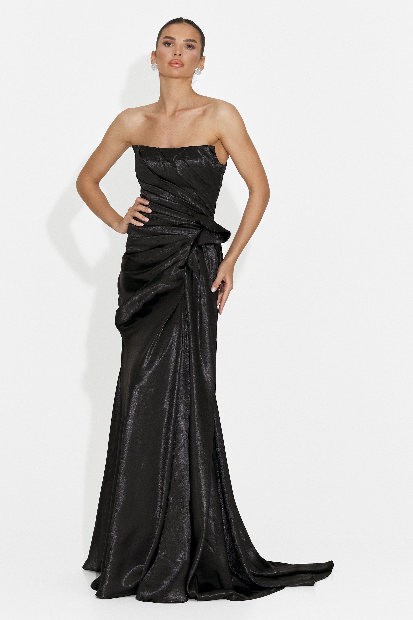 Rochie dama lunga neagra Fischer Bogas