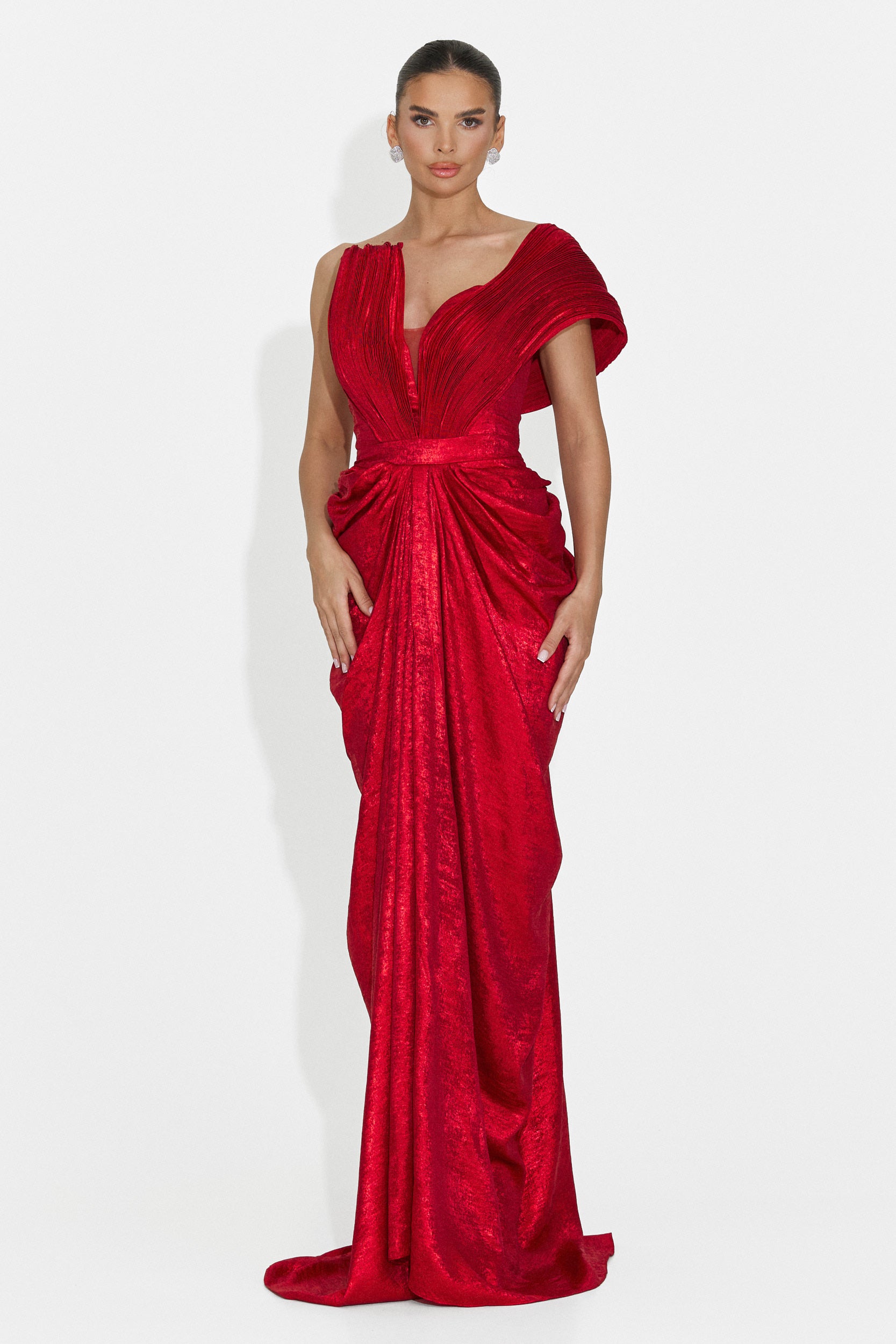 Rochie dama lunga rosie Becker Bogas