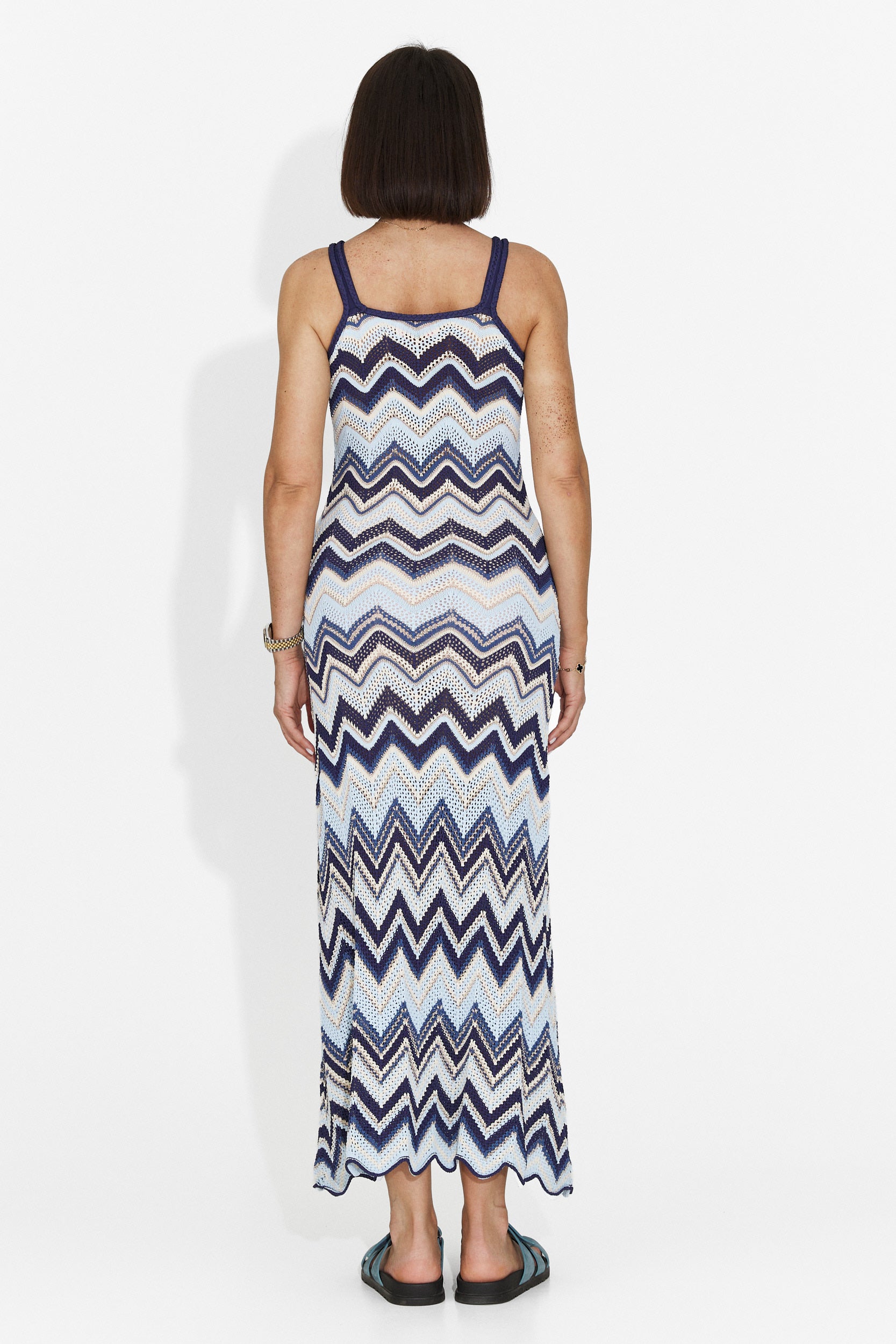 Rochie dama midi bleu Saleia Bogas