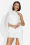 Rochie dama scurta alba Iphasa Bogas
