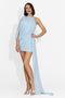 Rochie dama scurta bleu Iphasa Bogas