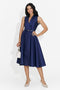 Rochie dama scurta bleumarin Kady Bogas
